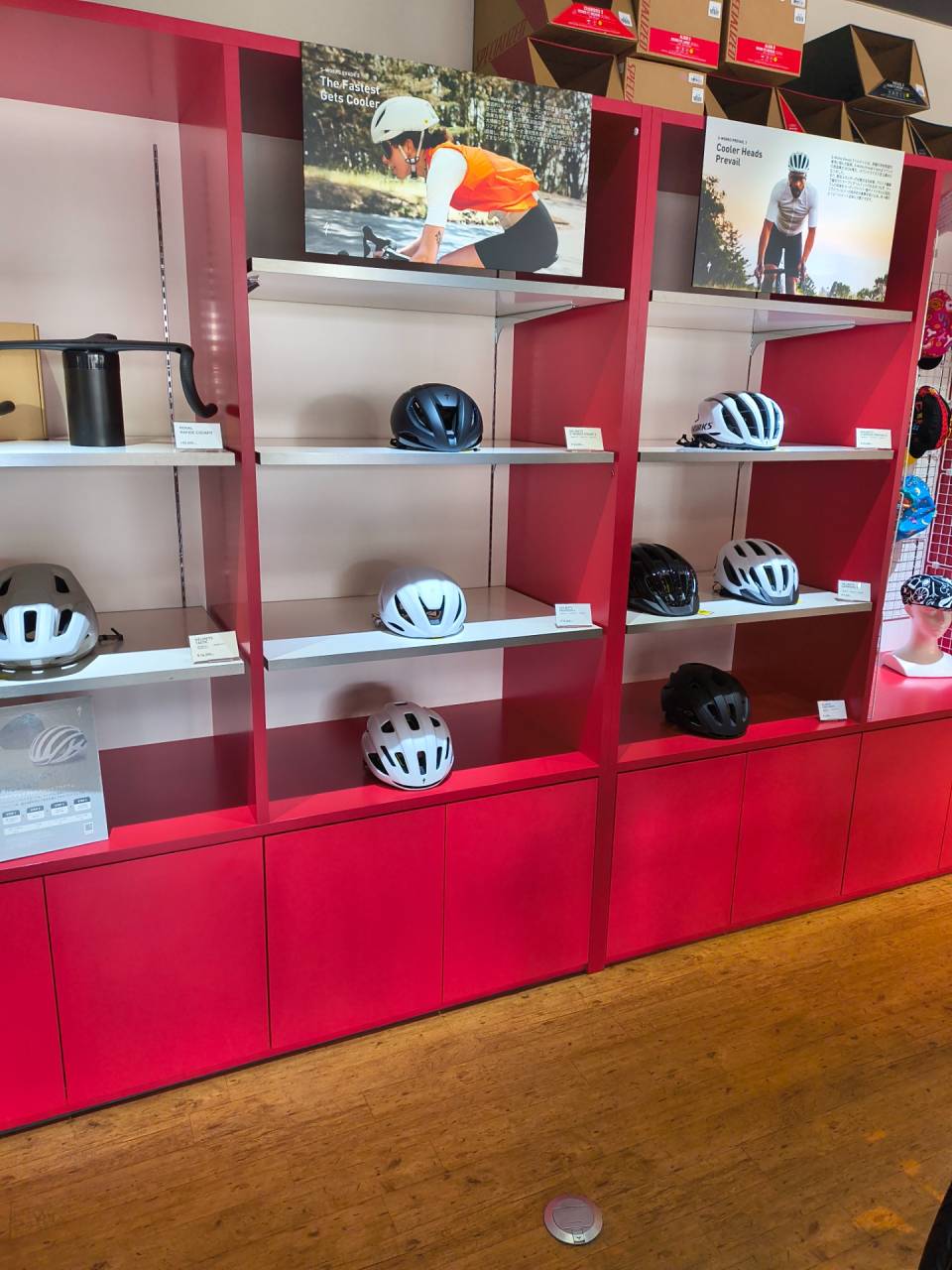 ヘルメットを被りましょう